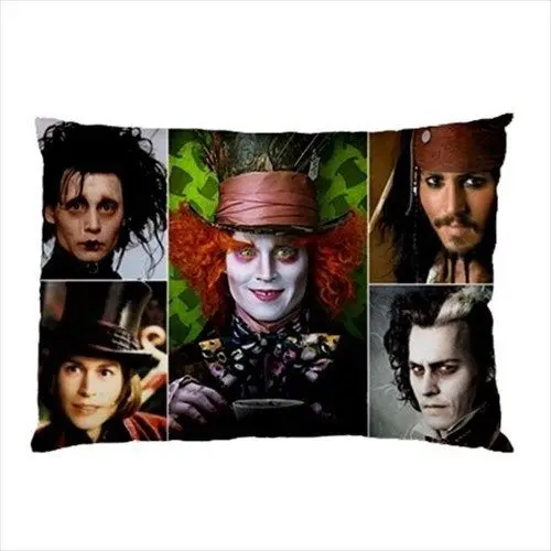 Горячая Джонни Деппом Подушка Чехол на заказ Джека Воробья Эдвард Руки