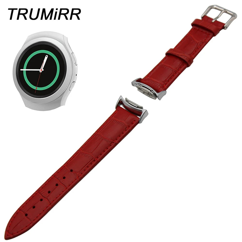 Ремешок для часов из натуральной телячьей кожи Samsung Gear S2 R720/R730 сменный ремешок на