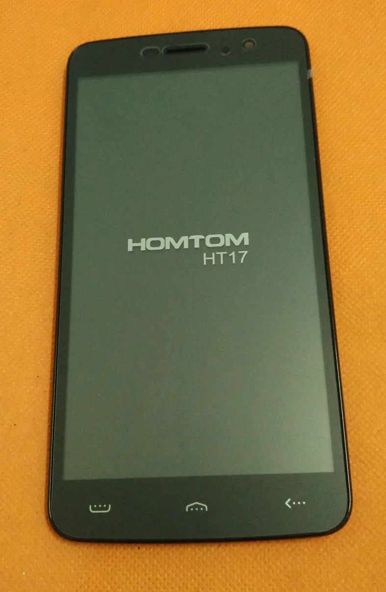 Б/у Оригинальный ЖК дисплей + сенсорный экран дигитайзер рамка для HOMTOM HT17 MTK6737