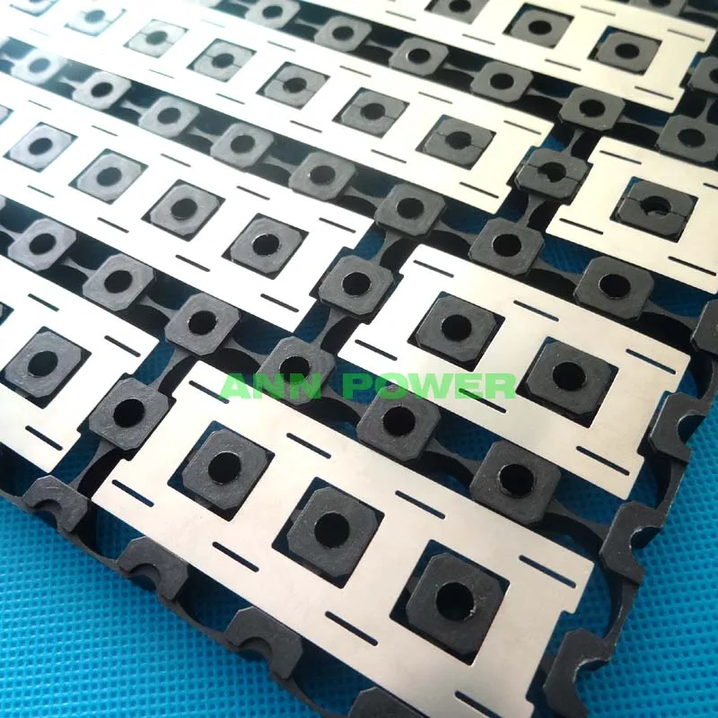 Cylindrical battery nickel connection plate 2*2/2*3/2*4/2*5/2*6/2*7/2*8/2*10 18650 li-ion pure strip Ni busbar |