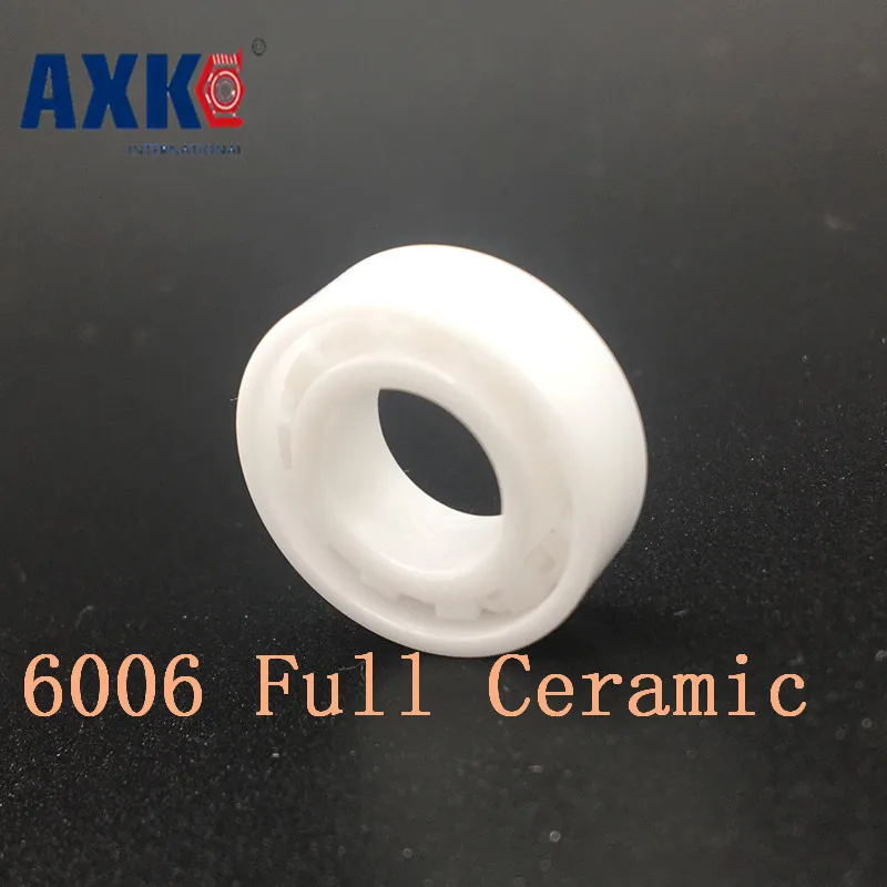 Полностью керамический подшипник Axk 6006 (1 шт.) 30*55*13 мм Zro2 материал 6006ce все
