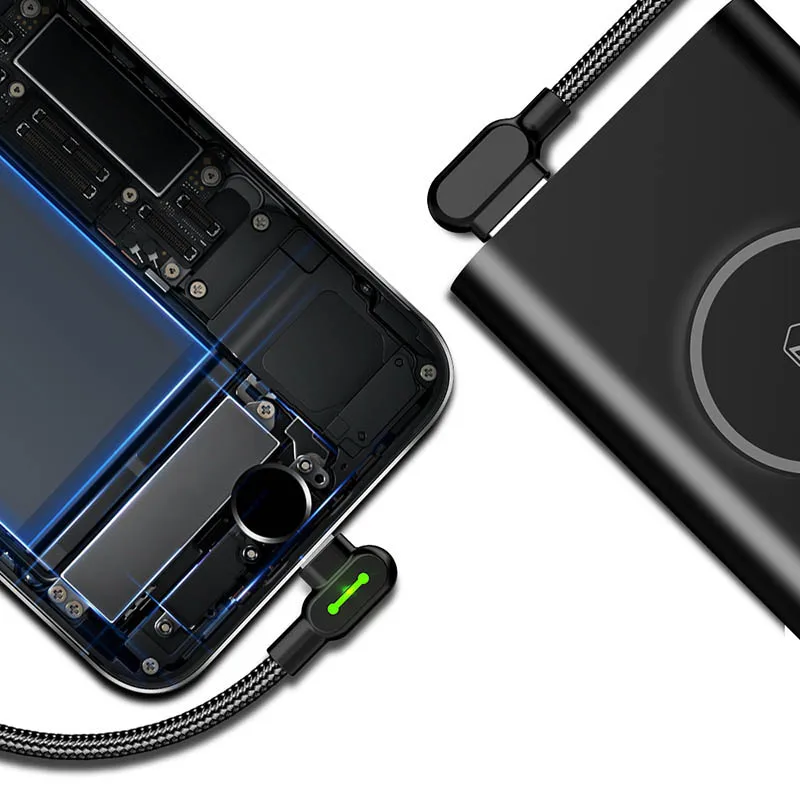 USB 3 1 кабель для быстрой зарядки под прямым углом 90 градусов синхронизации данных