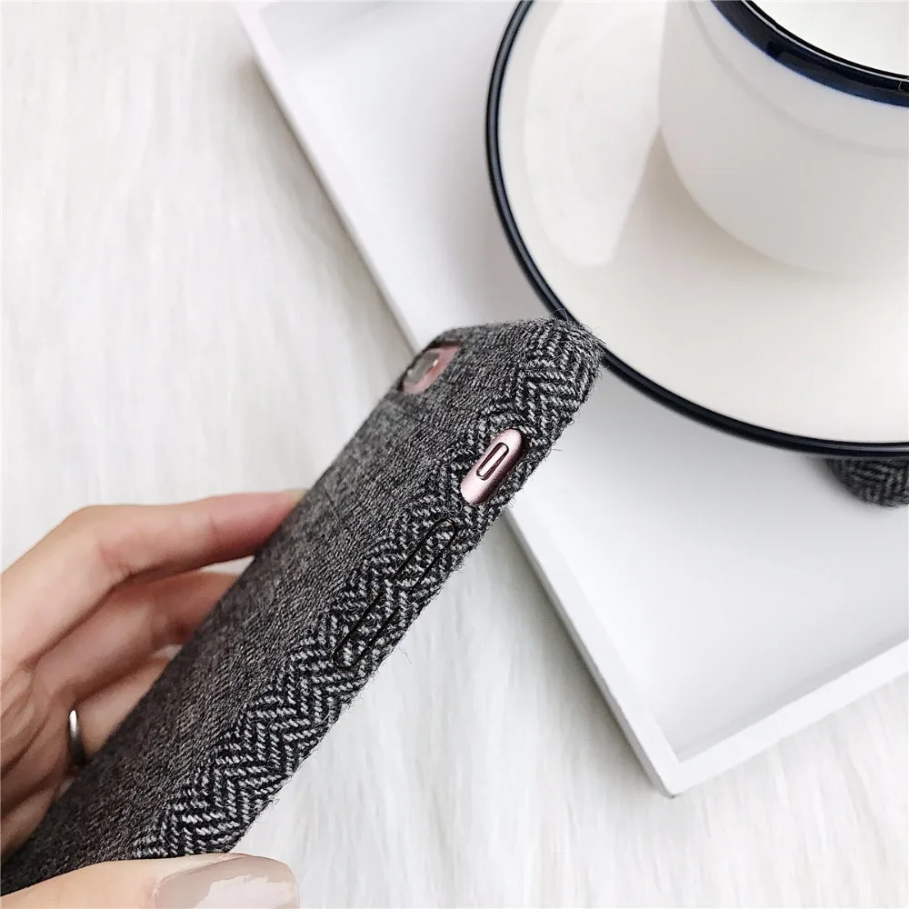 Классные мужские теплые плюшевые телефон чехол для iPhone 7 Plus X 6S плюс мягкого