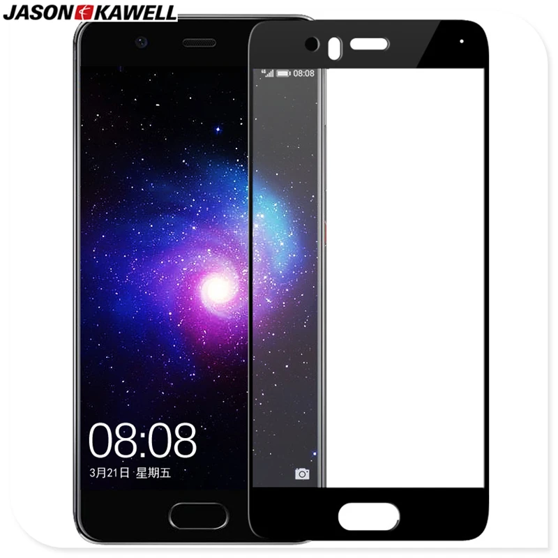 Полное покрытие закаленное стекло Защита экрана для Huawei P10 P9 Plus много цветов с
