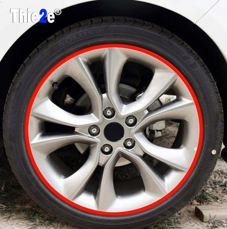 Автомобильные колеса обода Полосы Светоотражающие наклейки для AUDI S line A4 A3 A6 C5 Q7 Q5