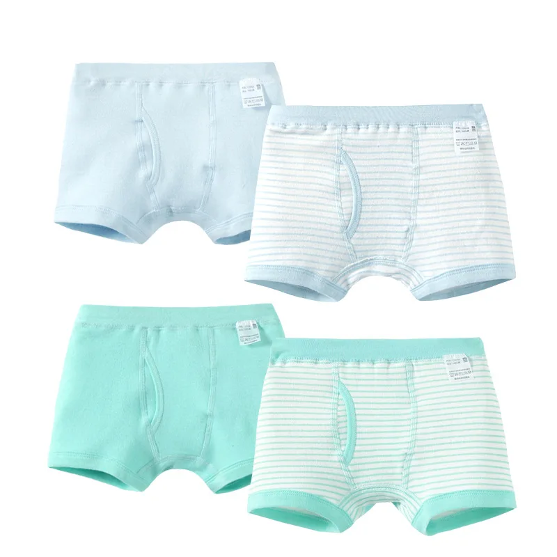 4 шт./Лот детское хлопковое нижнее белье|boys boxers|underwear kidsboys boxer briefs |