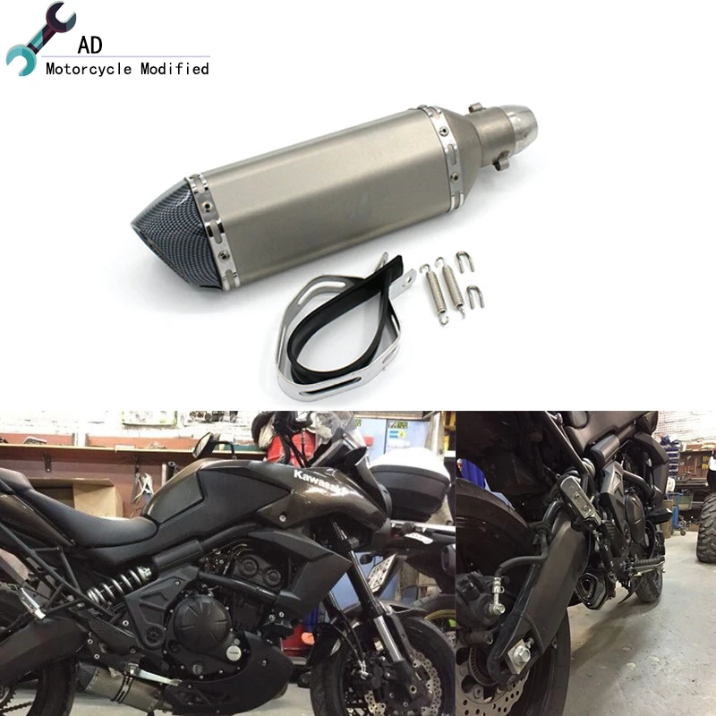 Для Kawasaki Versys 650 1000 ZX 6R 10R выхлопные трубы для мотоцикла аксессуары глушителя Moto dB