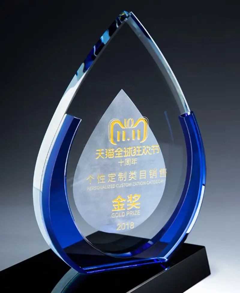 

High quality!2018 NEW Atmospheric diamond crystal trophy,Free shipping!