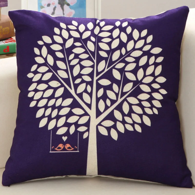 Современный Модный мягкий Чехол на подушку и Комфортный хлопковый льняной чехол