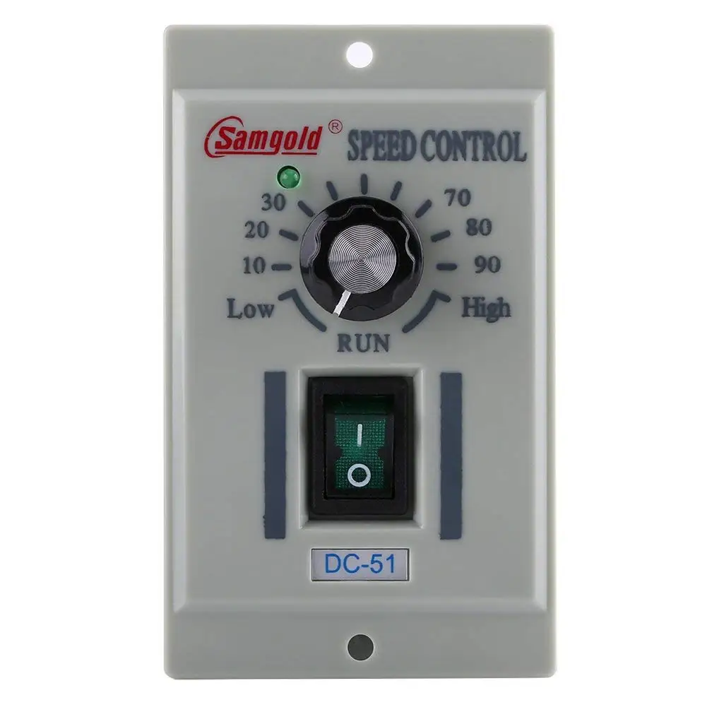 AC 110V Вход DC 24V-90V мощность двигателя переключатель регулятора скорости