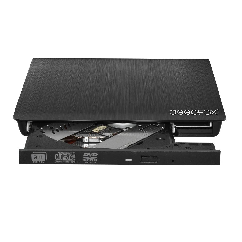 Deepfox Bluray проигрыватель Внешний оптический привод USB 3 0 Blu Ray BD ROM CD/DVD RW рекордер
