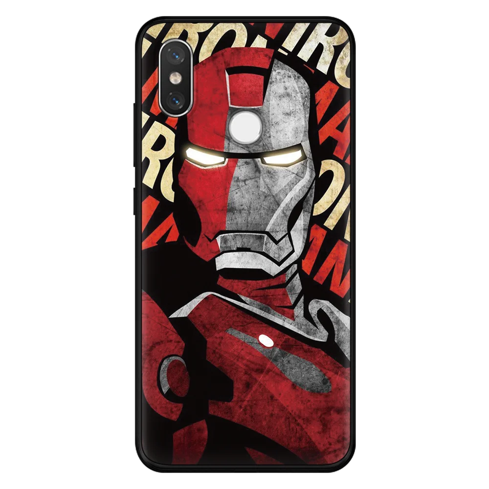 Мягкий ТПУ чехол Marvel для Xiaomi mi 9 8 Explorer Lite A1 A2 6X 5X для Xiao mi Red mi Note 6 7 Pro 5 Pocophone F1 чехол Coque Fundas