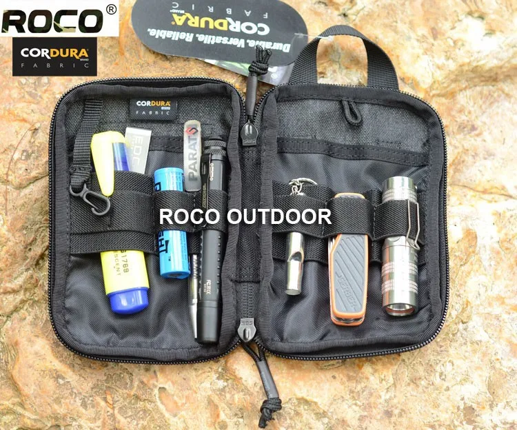 ROCOTACTICAL, военный кошелек, карманный, EDC, для путешествий, военный, спортивный, карманный органайзер, военный, универсальный, для телефона, сумка, Cordura, нейлон