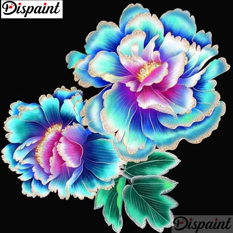 

Dispaint Full Square/Round Drill 5D DIY Diamond Painting "Flower landscape" Embroidery Cross Stitch 3D Home Decor Gift A12934