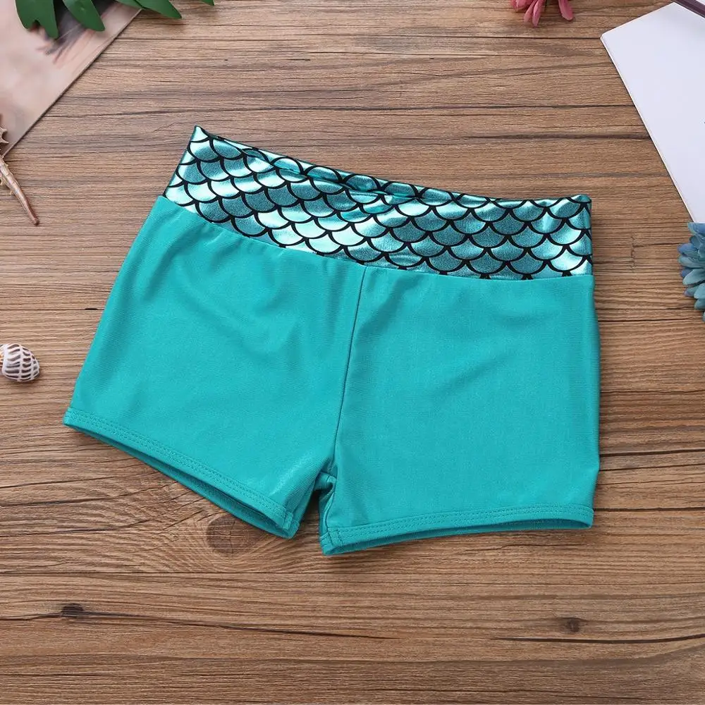 Детский купальник для девочек с шортами танкини купальный костюм весы