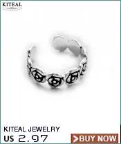 Kiteal, 925 пробы, серебряные ювелирные изделия, Ловец снов, Ловец снов, висячие серьги для женщин/девушек, леди, серьги
