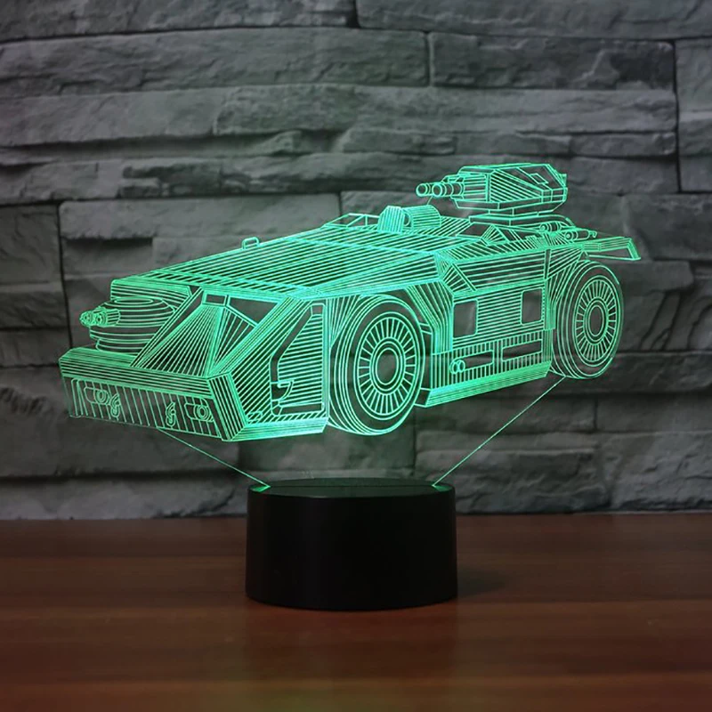 Крутой светодиодный ночник с баком для 3d машины настольная лампа 7 изменениями