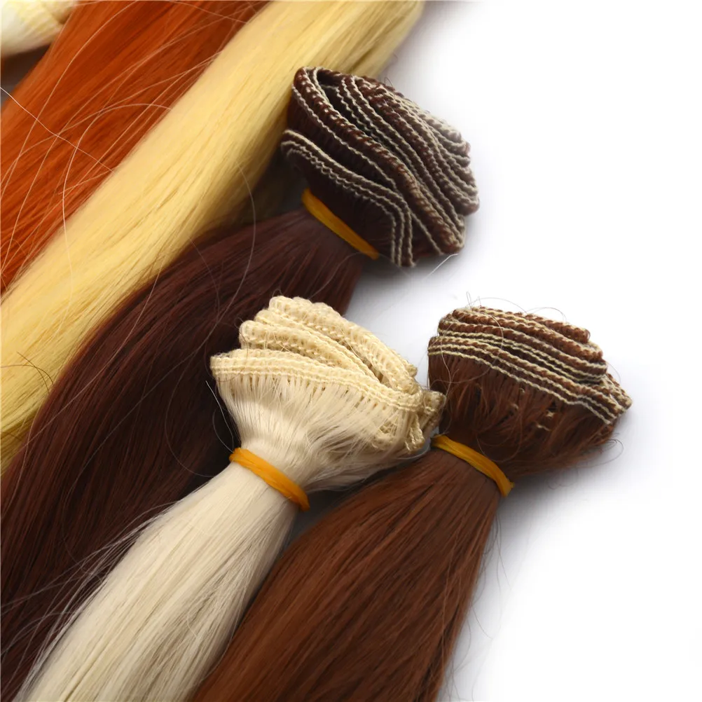 1 шт. новые высокотемпературные искусственные волосы для кукол коричневые хаки