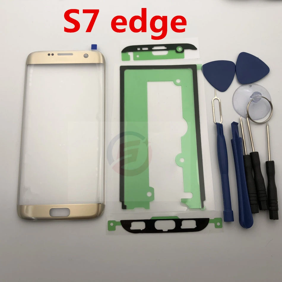 Сменный Передний сенсорный ЖК экран Внешний стеклянный объектив для Samsung Galaxy S7 edge
