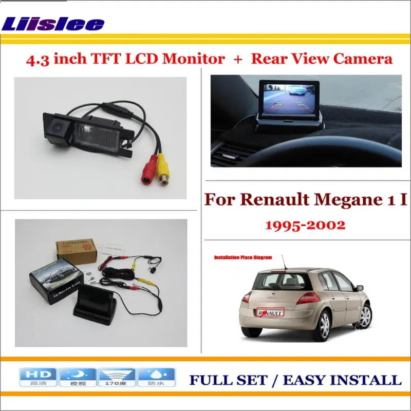 

Auto Camera For Renault Megane 1995-2002 In Car 4.3" Color LCD Monitor Rear Back Up Camera Park Parking System