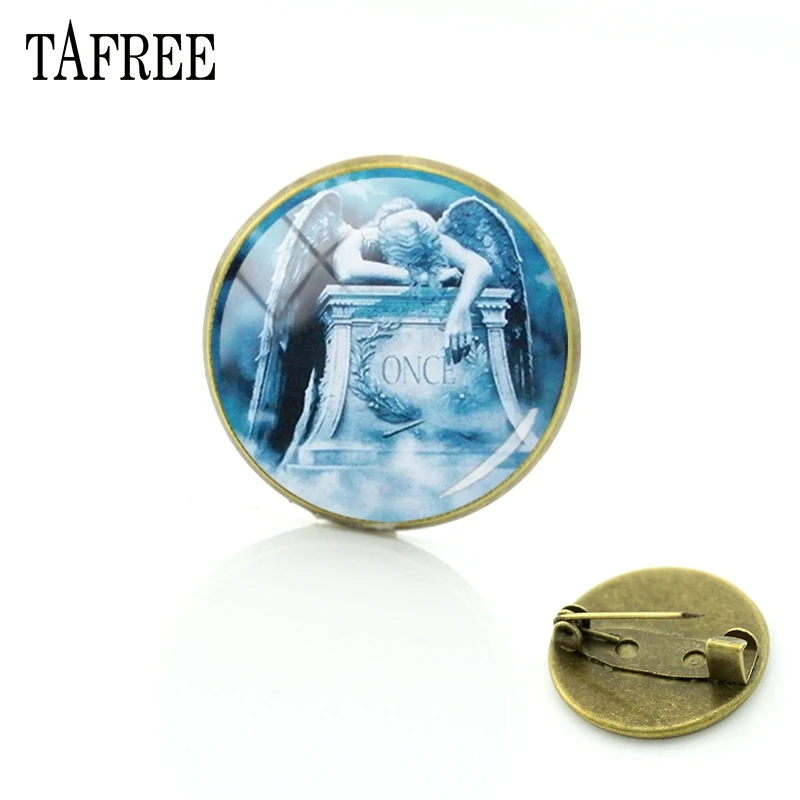 

TAFREE Nightwish Picture Brooches Famous Music band singer Photo Pins up women accessories Glass good designs Jewelry NW578