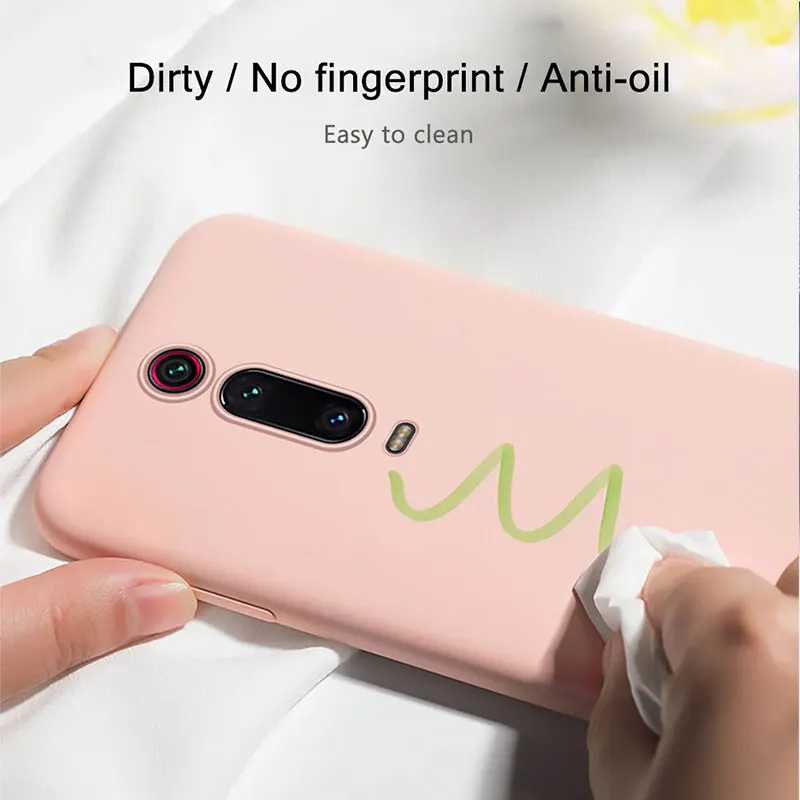 Чехол Raugee для Redmi K20 Note 7 Pro Go 6A противоударный жидкий силиконовый чехол Xiaomi Mi9 Mi8 Lite
