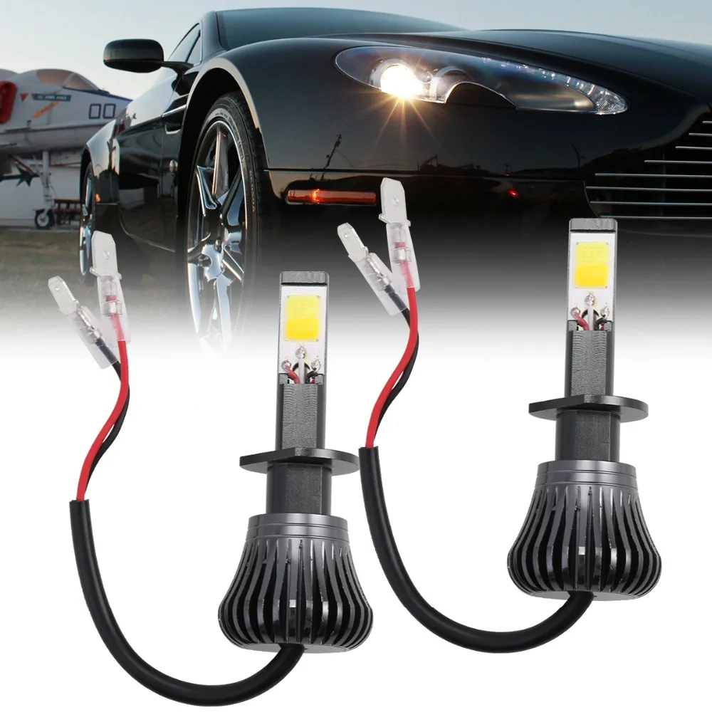 Автомобильные фары автомобильные лампы H1 LED 6500K 180W 18000LM COB Стайлинг очень яркие