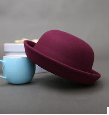 Новинка 2017 весенне осенняя симпатичная Женская кепка винтажная фетровая шляпа с