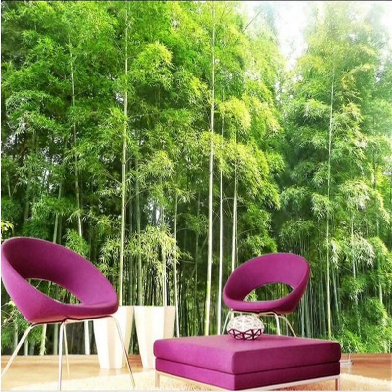 Beibehang высококачественный бамбуковый лес Пейзаж Настенный фон на заказ нетканые
