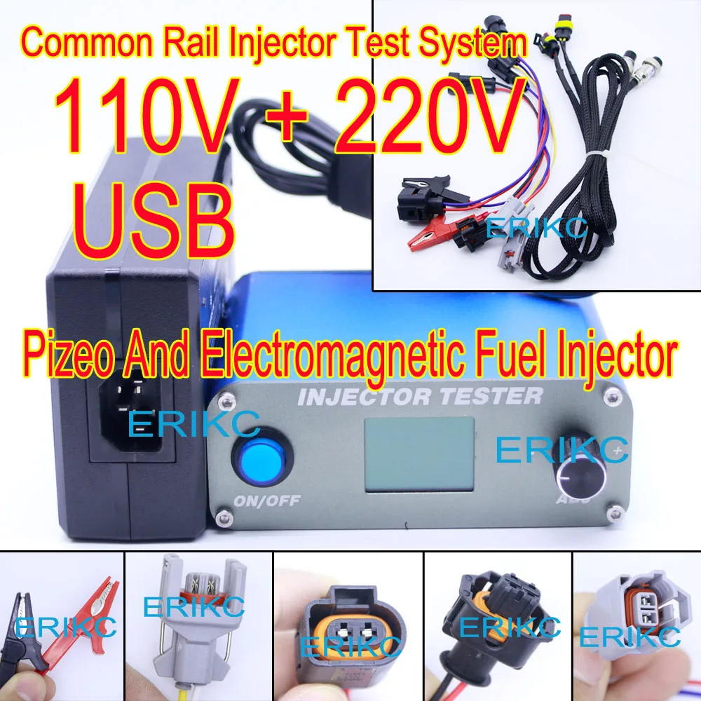 

ERIKC E1024031 Auto Diesel Injector Tester Machine CRI800 CRI100 USB Port Fuel Piezo Injection Nozzle Tester Equipment 220V&110V