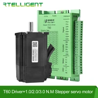 rtelligent nema 23 stepper motor with encoder nema 23 24 closed loop stepper motor driver easy servo driver with 2 2m free cable