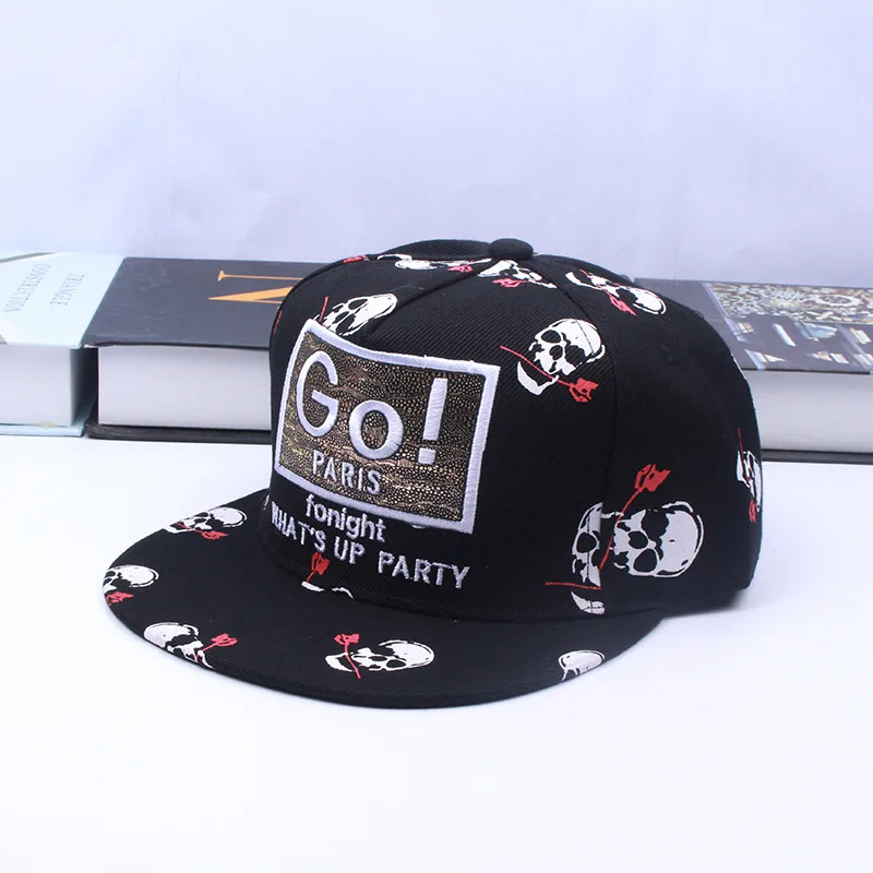 Головные уборы для женщин и мужчин gorras plana хип-хоп бейсболка «Кости» snapback кепки Модные Рок скейтборд GO пары Шляпа casquette Роскошные bboy - Цвет: model color