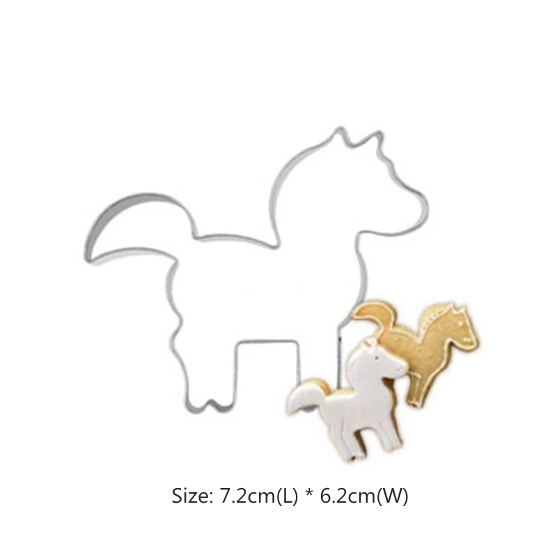 4 шт. набор резцов для печенья в виде животных измельчитель овощей из нержавеющей