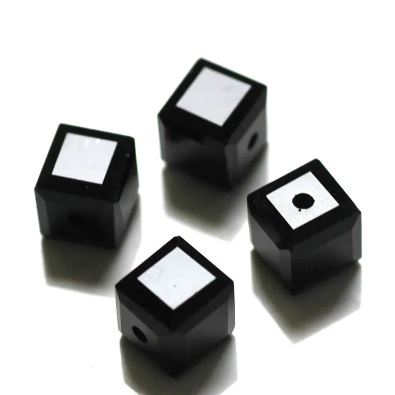 AAA Grade 100pcs/Bag Square Shape 6x6mm Crystal Glass Facet Cube Loose Spacer Beads for DIY Jewelry Making | Украшения и