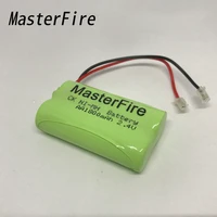 MasterFire 5pack lot New Ni-MH 2 4V 1800mAh Cordless Phone Battery Rechargeable Batteries Pack With Plugs