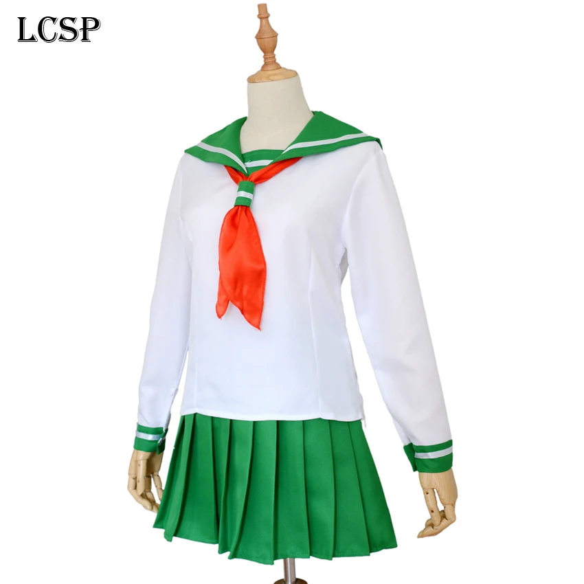 LCSP Inuyasha Higurashi Kagome Косплей Костюм японское аниме взрослая девушка школьная