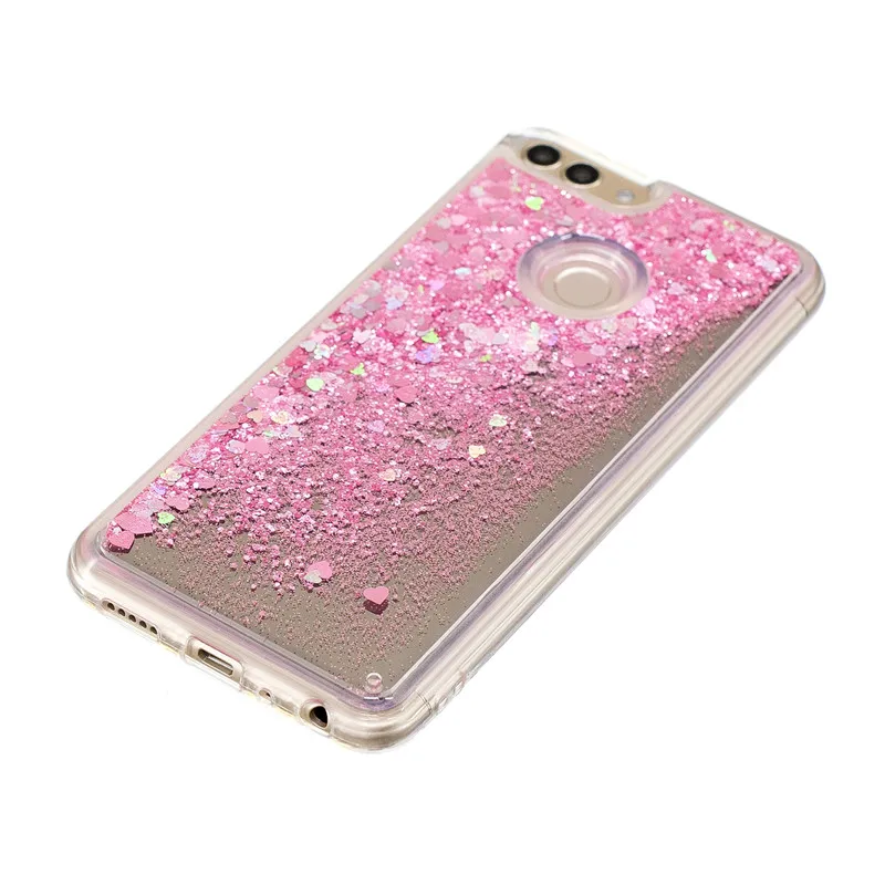 Для huawei P Smart Coque силиконовый Жидкий чехол для PSmart Блестящий зеркальный Enjoy 7 s