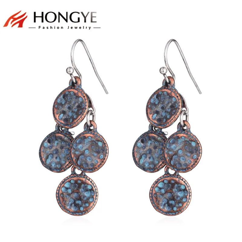 HONGYE JEWELRY Турецкая круглая подвеска с кисточками Brincos 2020 женские модные старинные