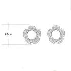 В европейском и американском стиле высокая-конец личности серьги с кристаллами на воротнике и полые серьги в виде цветка оптовая продажа, модное ювелирное изделие