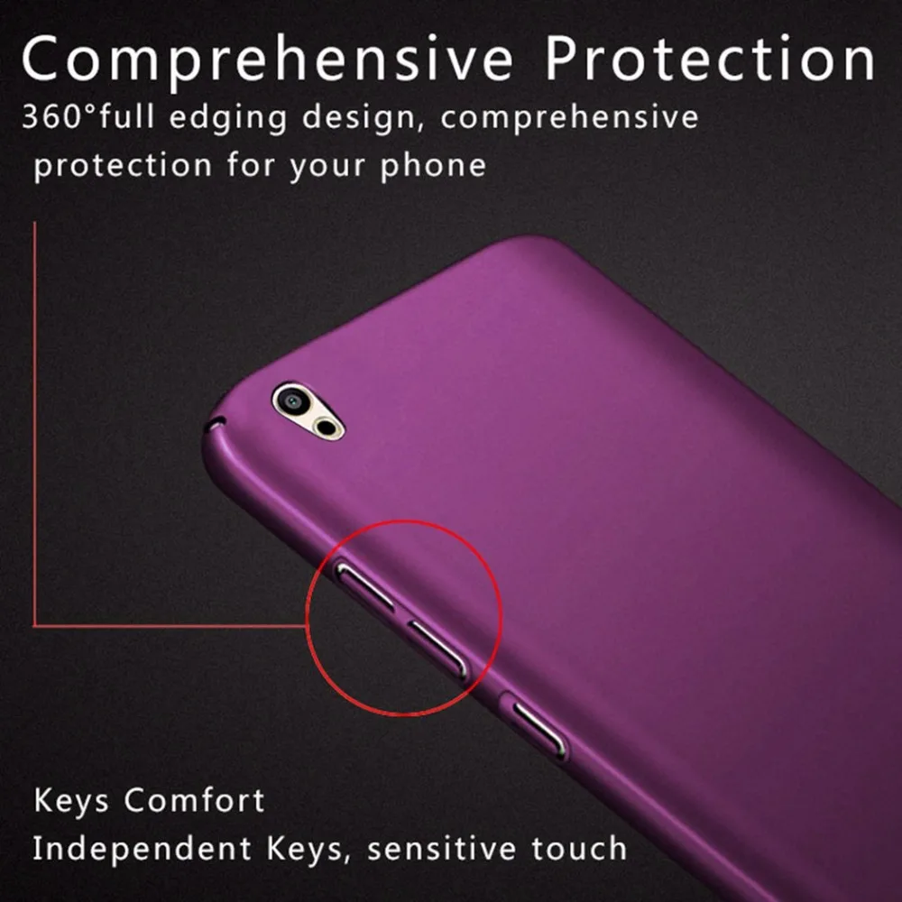 Fashion Luxury Case For Sony Xperia L1 Full Nice Hard Plain Back Cover G3311 G3313 Dual G3312 E6 Funda 5.5&quot |