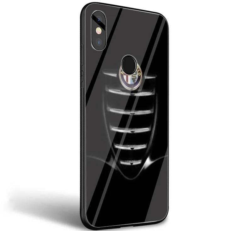 G4 Чехол с логотипом Desxz Alfa Romeo для Xiaomi 8 Lite A1 A2 9 Redmi Note 5 6 7 Pro 6A 4X Pocophone F1 - Цвет: G4
