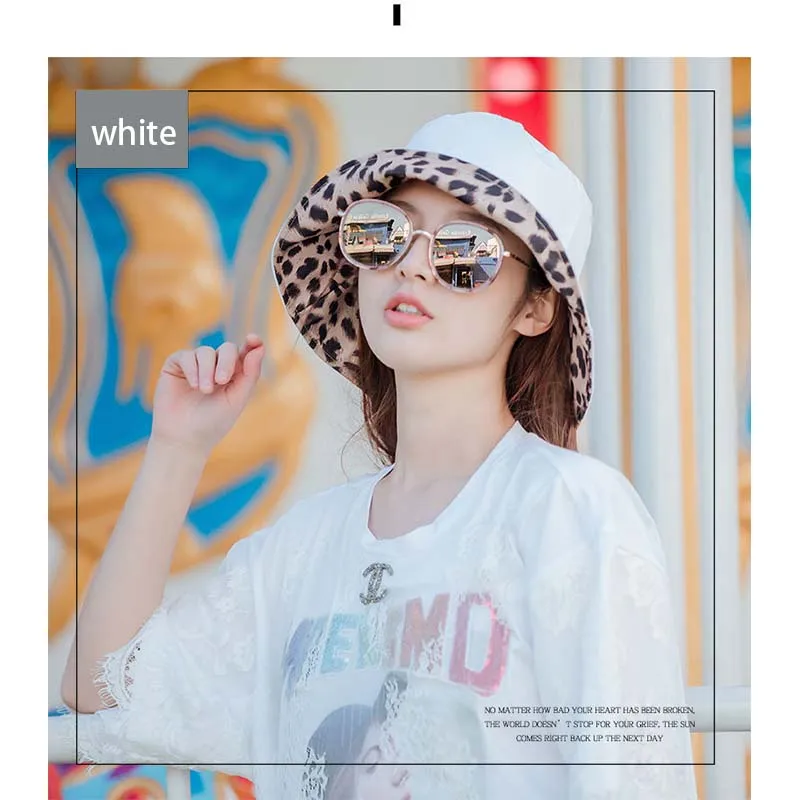 DRESSUUP леопардовая двухсторонняя Панама для рыбака шляпа уличная дорожная шляпа шляпы от солнца для мужчин и женщин sombrero mujer