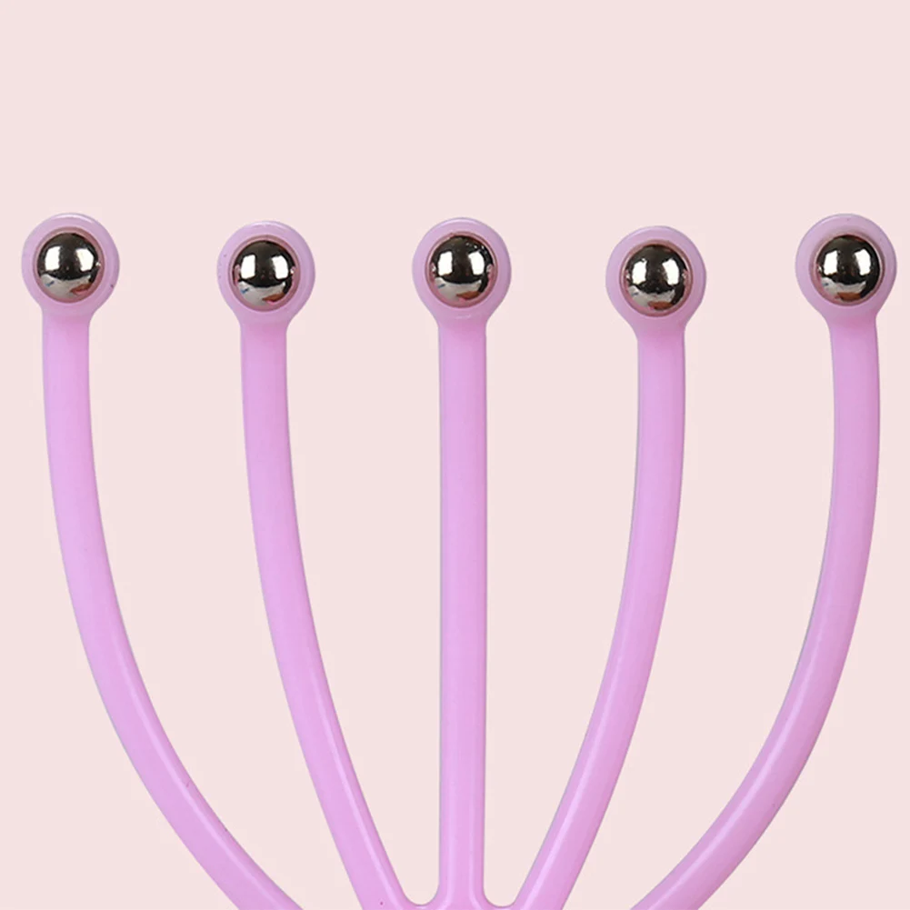 Ручной массажер для головы с пятью пальцами стальной шарик облегчение боли