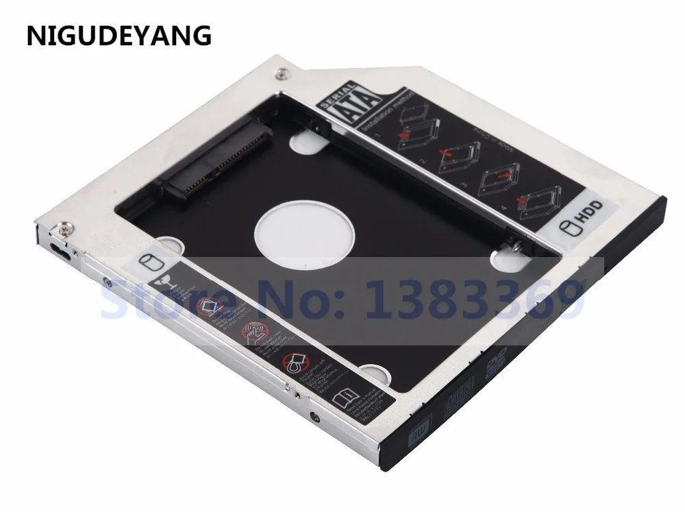 NIGUDEYANG 2-й SATA жесткий диск HDD SSD чехол Caddy адаптер для Dell Latitude 3340 3440 3540 | Компьютеры и
