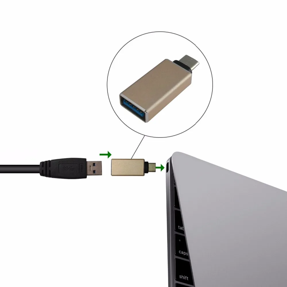 Адаптер типа C Leadzoe Type к USB 3 0 OTG кабель адаптер конвертер для One plus 6 5 Xiaomi mi 8 Huawei