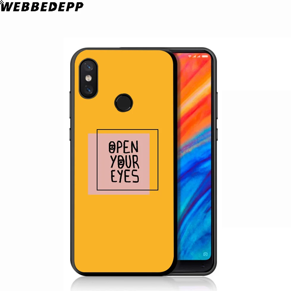 WEBBEDEPP Aesthetics Yellow Pattern Soft Case for Xiaomi Mi 9T 9 8 SE 6 A1 A2 A3 Lite MiA1 MiA2 MiA3 F1 MAX 3 Mi8 CC9E CC9 |