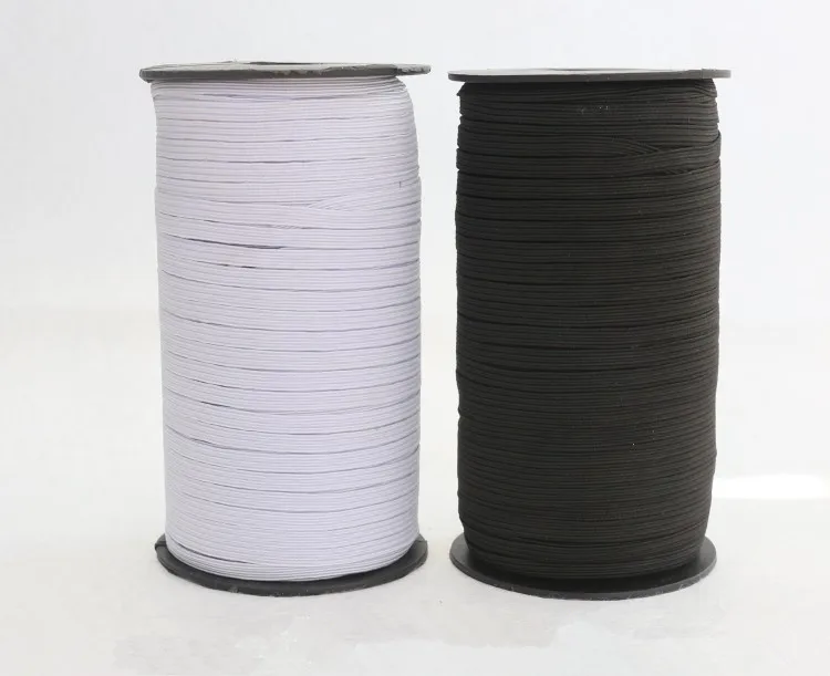 10 м/лот черно белый эластичный пояс на шнурке латексные резинки специальные