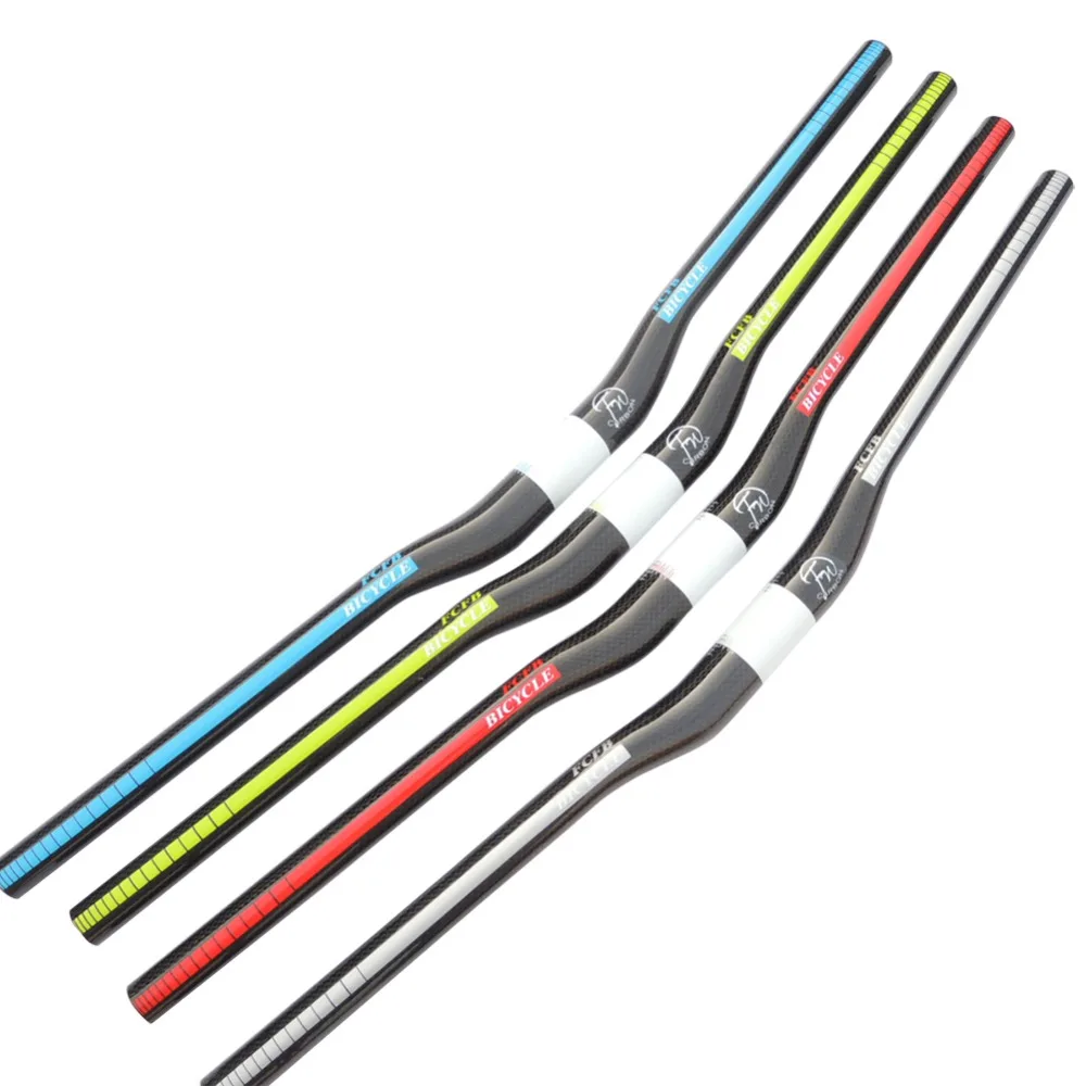 Распродажа FCFB FW полностью углеродное волокно горный велосипед подъем руль