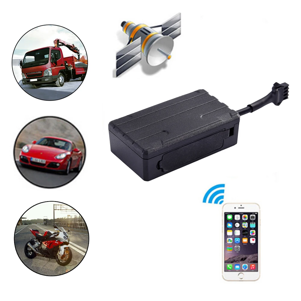 Auto Vehicle Motorcycle Car GPS Tracker Anti-lost Monitor GSM GPRS Real Time Tracking Device LBS Gps Trackers bus truck | Автомобили и