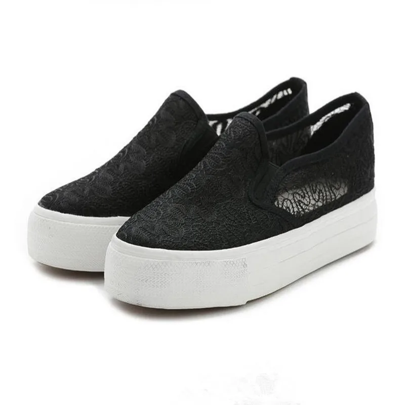2017 New Women's Shoes Mesh Hollow Canvas Breathable Non-Slip Loose Soles Flat Zapatos Mujer Free Shipping | Обувь